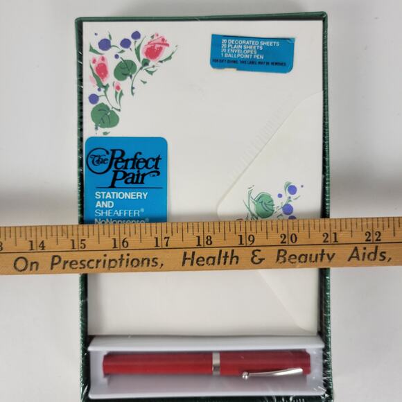 The Perfect Pair Stationery and Sheaffer Set with NoNonsense‎ Ballpoint Pen NEW - Picture 2 of 14